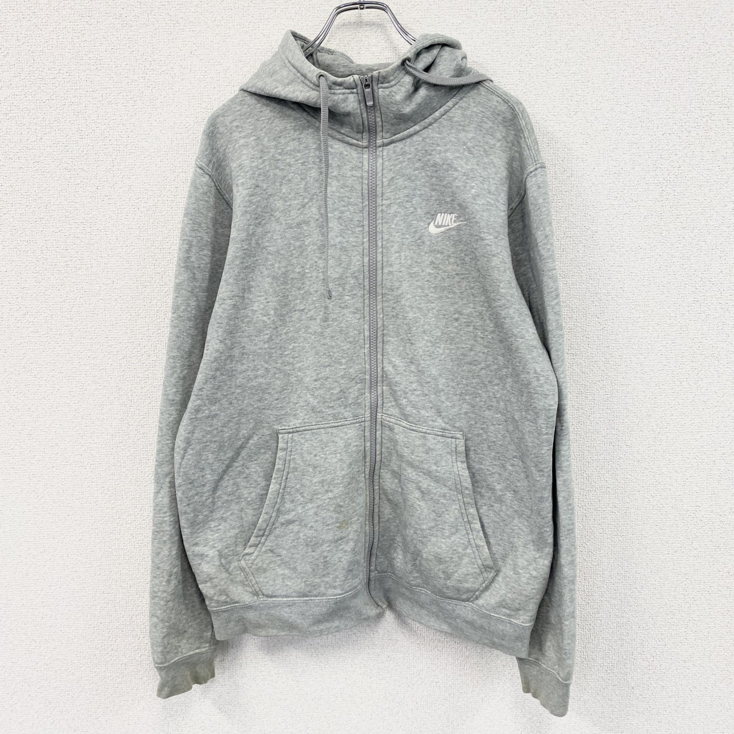 NIKE　ナイキ　フルジップスウェットパーカー/フーディー　グレー　Mサイズ