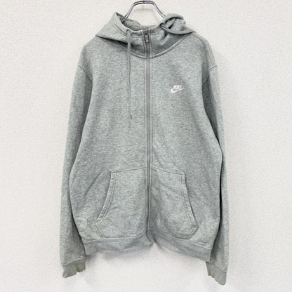 NIKE　ナイキ　フルジップスウェットパーカー/フーディー　グレー　Mサイズ