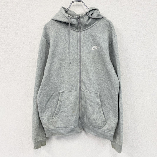 NIKE　ナイキ　フルジップスウェットパーカー/フーディー　グレー　Mサイズ