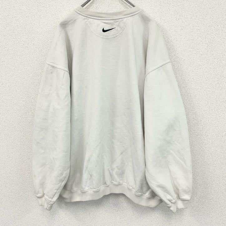 00s　NIKE　ナイキ　スウェット/トレーナー　スウッシュ　ヴィンテージ　白　ホワイト　XXLサイズ