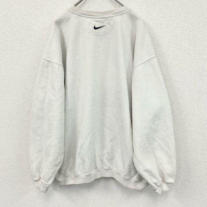 00s　NIKE　ナイキ　スウェット/トレーナー　スウッシュ　ヴィンテージ　白　ホワイト　XXLサイズ