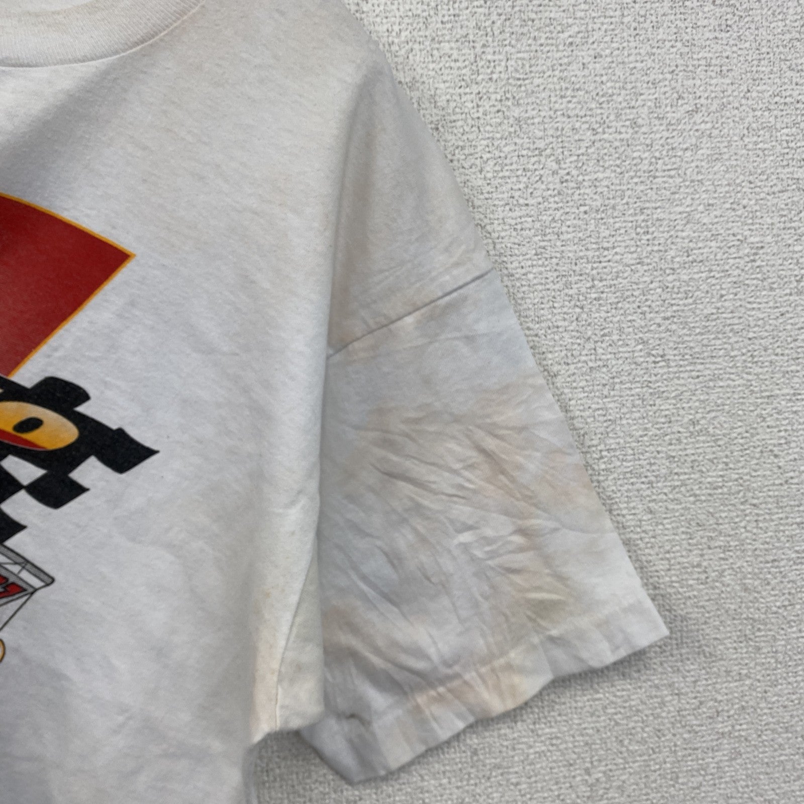 90s　半袖プリントTシャツ　ヴィンテージ　シングルステッチ　白　ホワイト