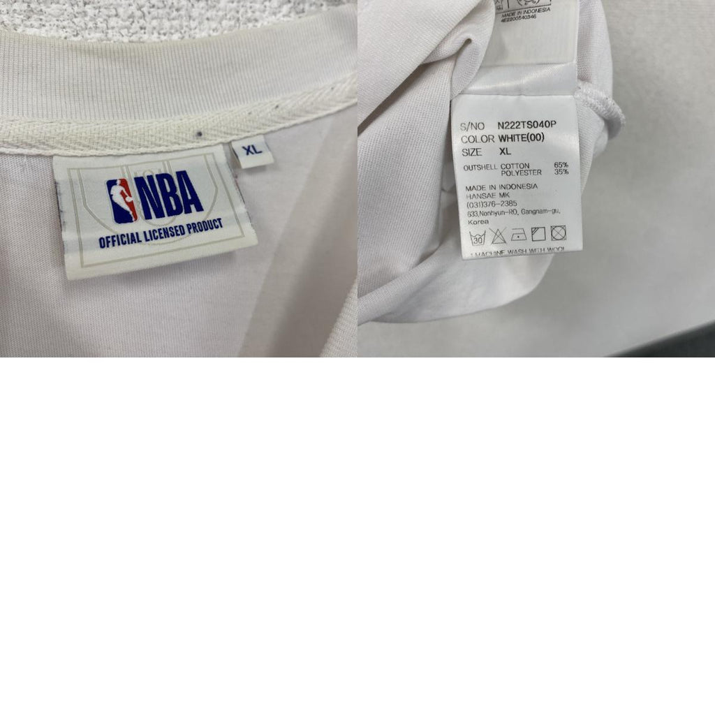 NBA　ロサンゼルス・レイカーズ　半袖プリントTシャツ　白　ホワイト　XLサイズ