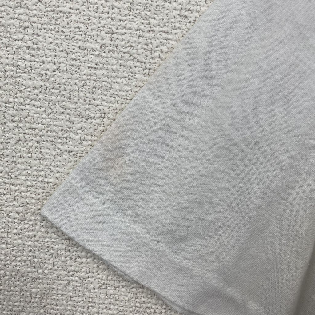 90s　半袖プリントTシャツ　ヴィンテージ　シングルステッチ　白　ホワイト