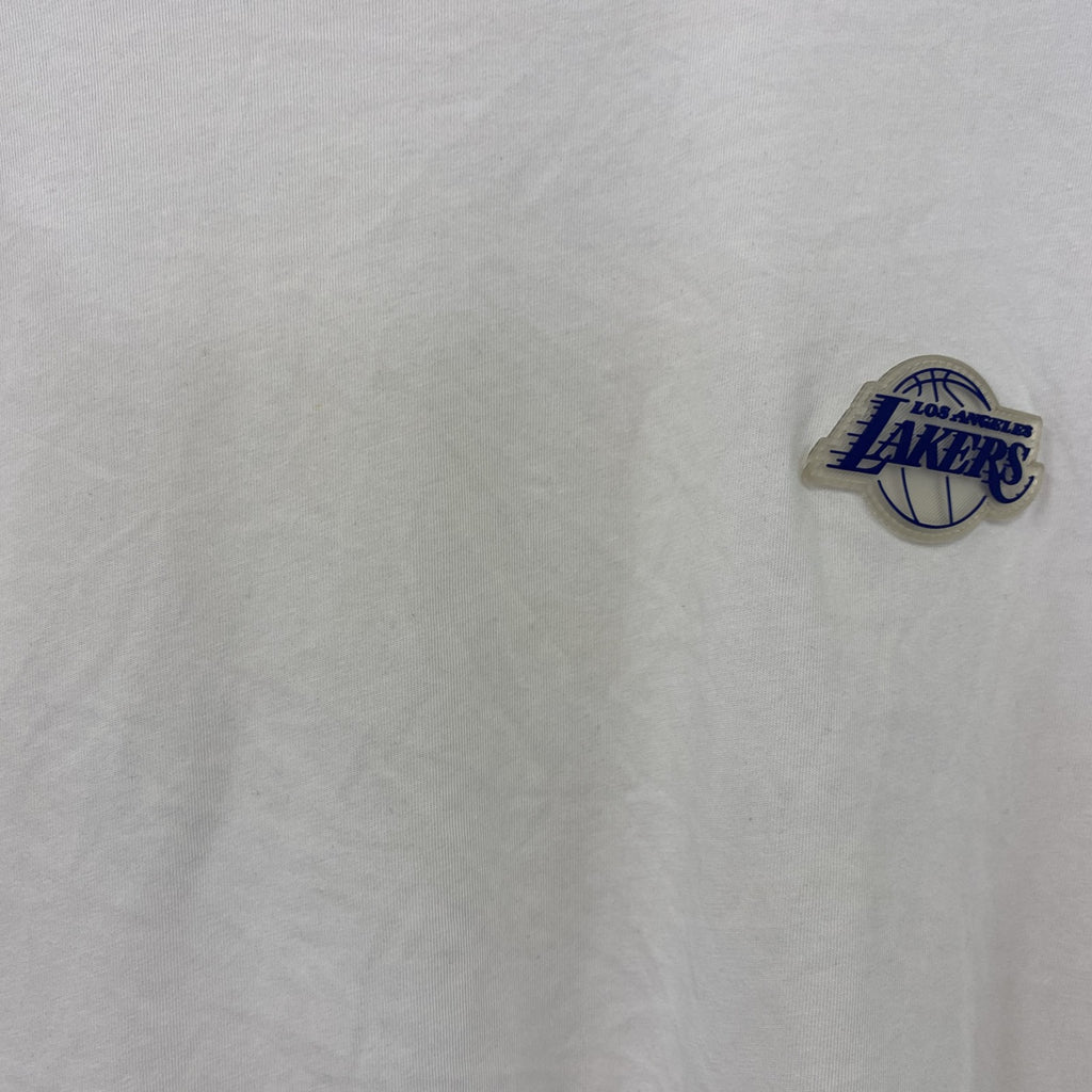 NBA　ロサンゼルス・レイカーズ　半袖プリントTシャツ　白　ホワイト　XLサイズ