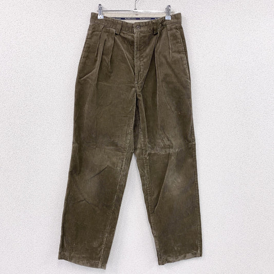 90s　POLO CORDS　ラルフローレン　コーデュロイパンツ　ヴィンテージ　茶　ブラウン　29サイズ