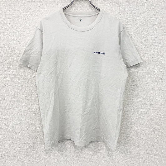 Mont‐bell　モンベル　半袖プリントTシャツ　白　ホワイト　Lサイズ　