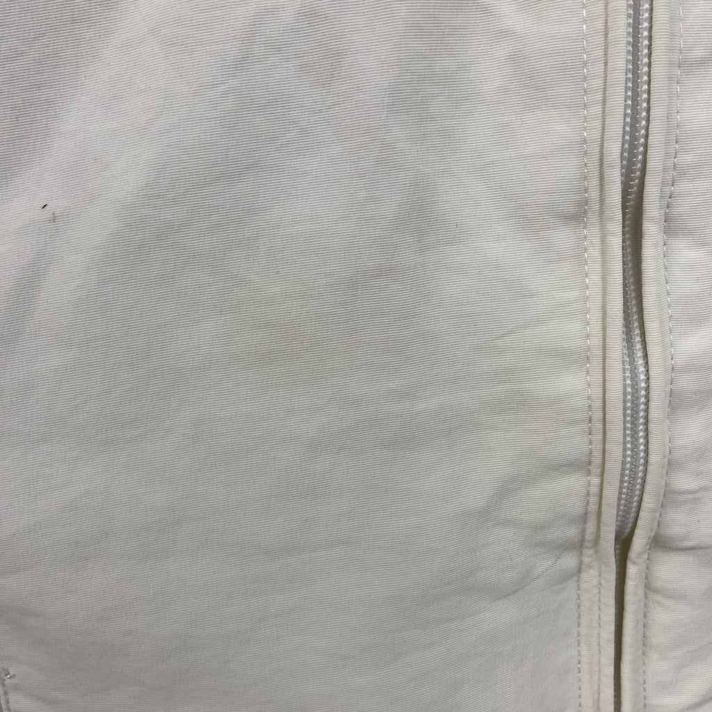 古着 used　TOMMY HILFIGER　トミーヒルフィガー　フルジップナイロンジャケット　白　ホワイト　XLサイズ