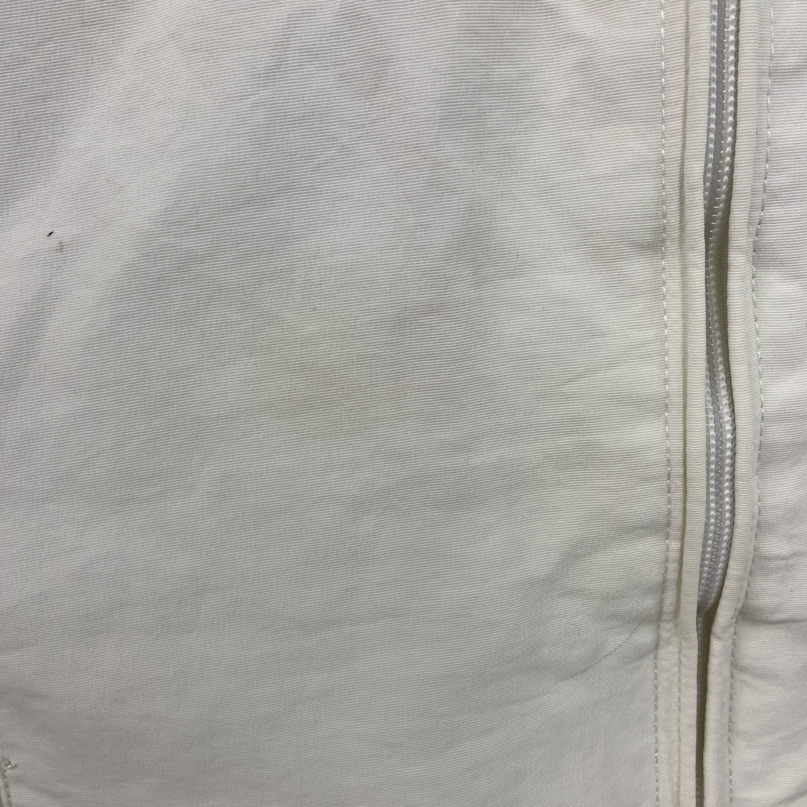 古着 used　TOMMY HILFIGER　トミーヒルフィガー　フルジップナイロンジャケット　白　ホワイト　XLサイズ