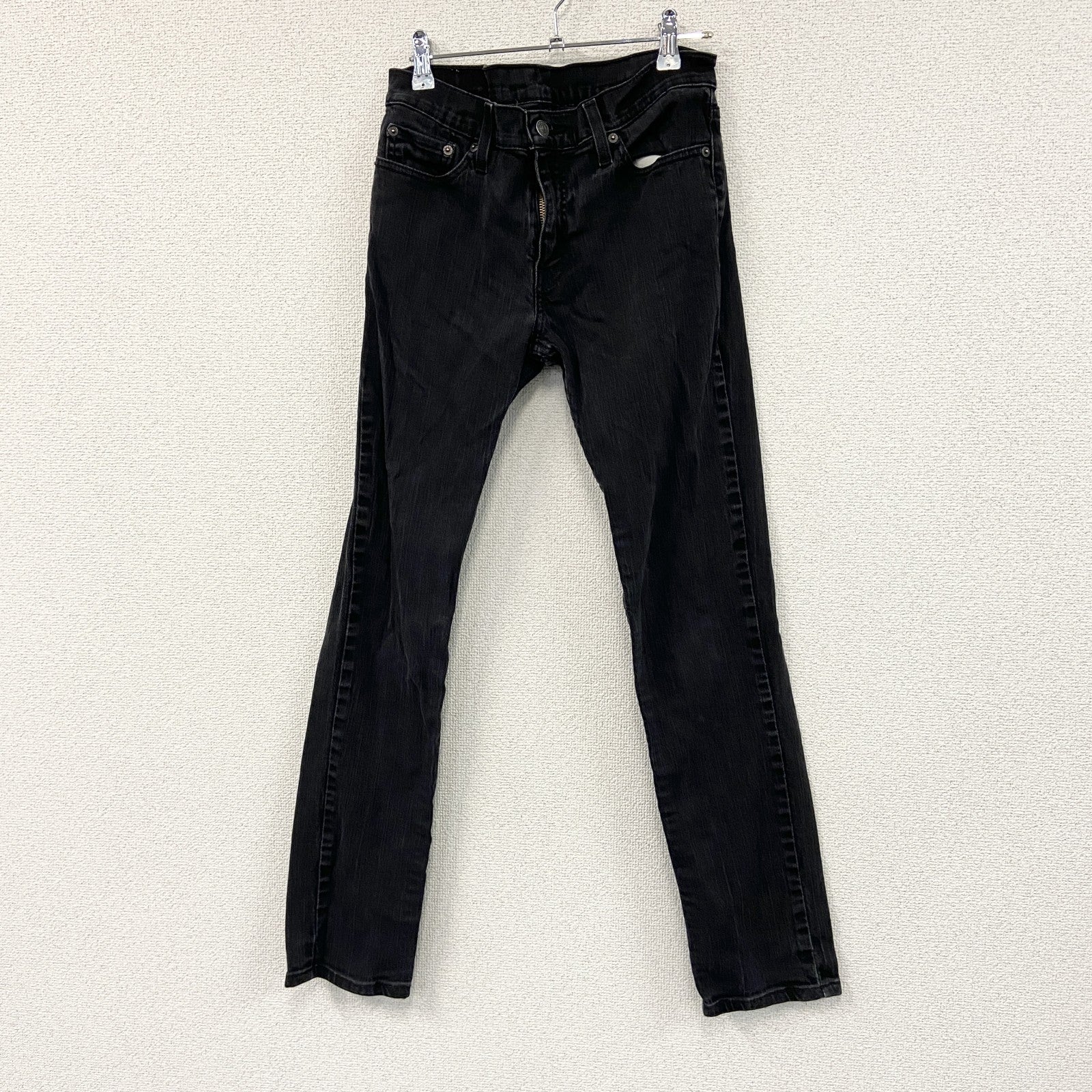 Levi’s　リーバイス　511　ブラックデニムパンツ/ジーンズ　ジップフライ　黒　ブラック　W30サイズ