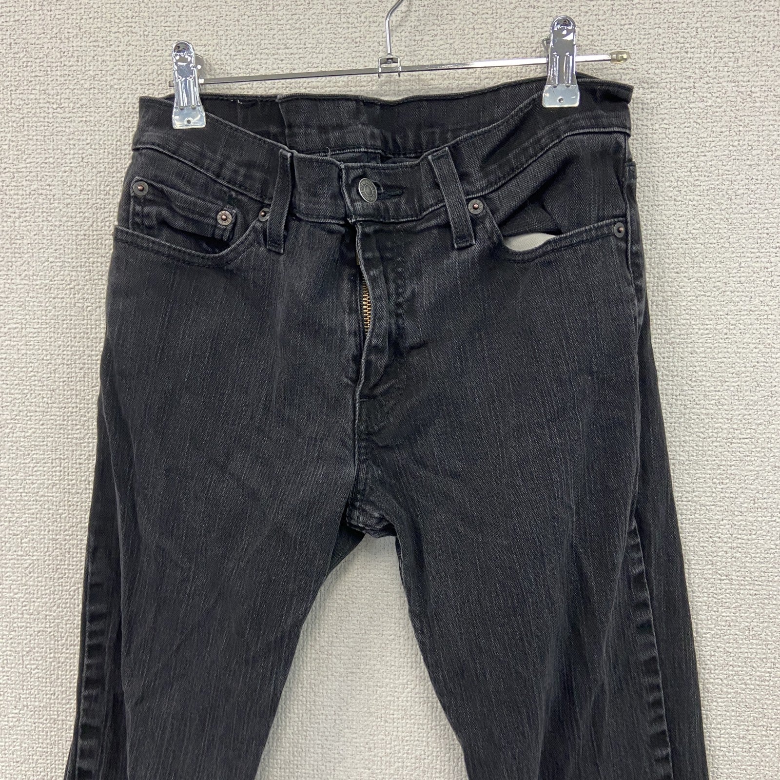 Levi’s　リーバイス　511　ブラックデニムパンツ/ジーンズ　ジップフライ　黒　ブラック　W30サイズ