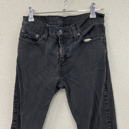 Levi’s　リーバイス　511　ブラックデニムパンツ/ジーンズ　ジップフライ　黒　ブラック　W30サイズ