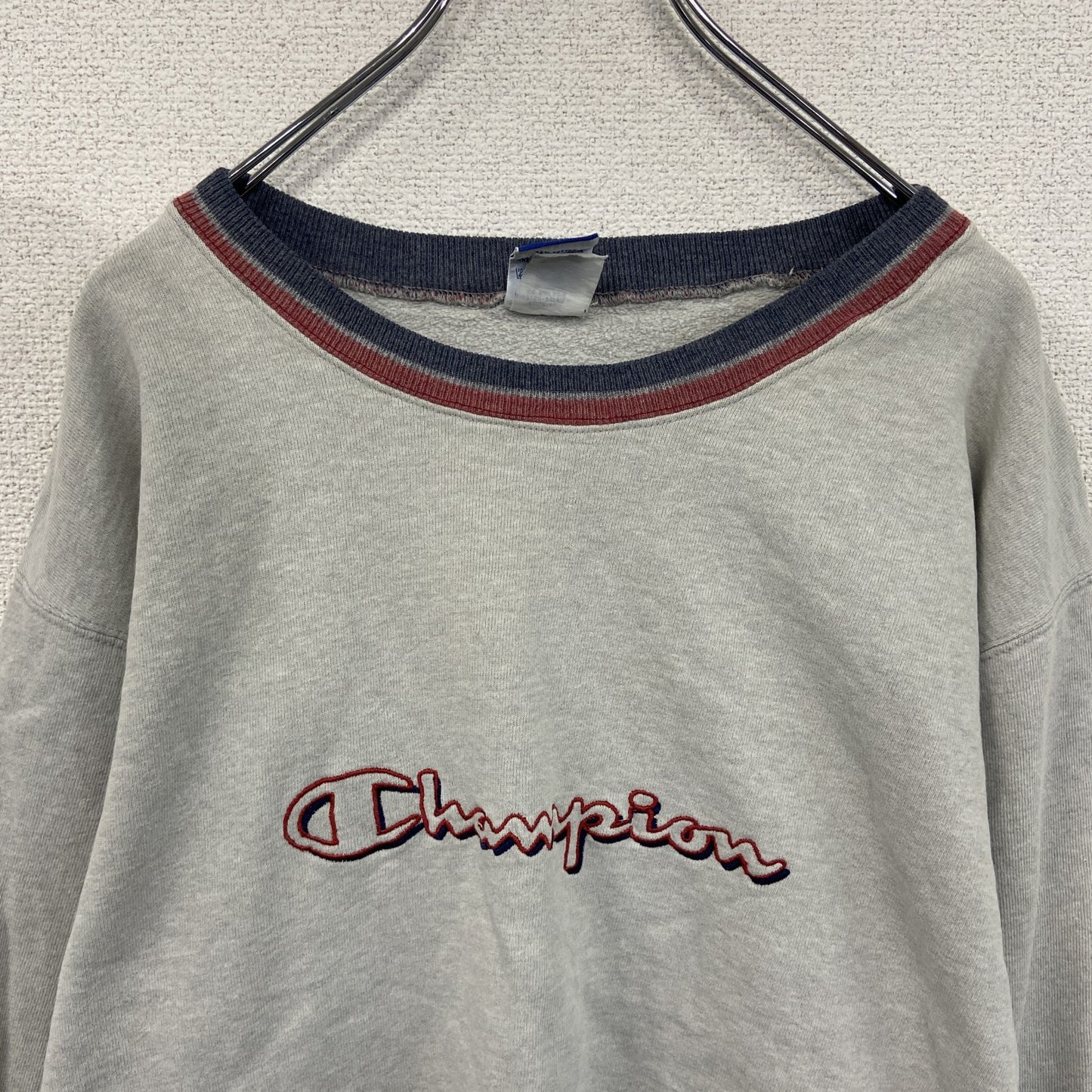 90s　Champion　チャンピオン　スウェット/トレーナー　ヴィンテージ　グレー　XLサイズ