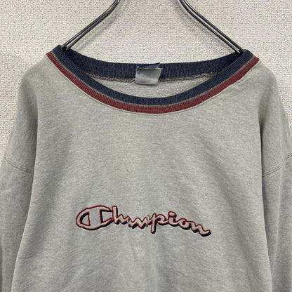 90s　Champion　チャンピオン　スウェット/トレーナー　ヴィンテージ　グレー　XLサイズ