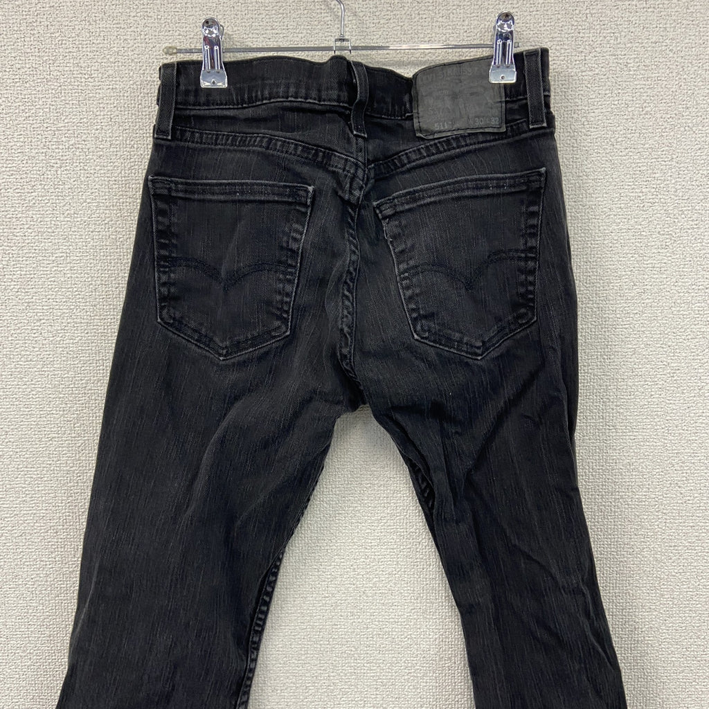 Levi’s　リーバイス　511　ブラックデニムパンツ/ジーンズ　ジップフライ　黒　ブラック　W30サイズ