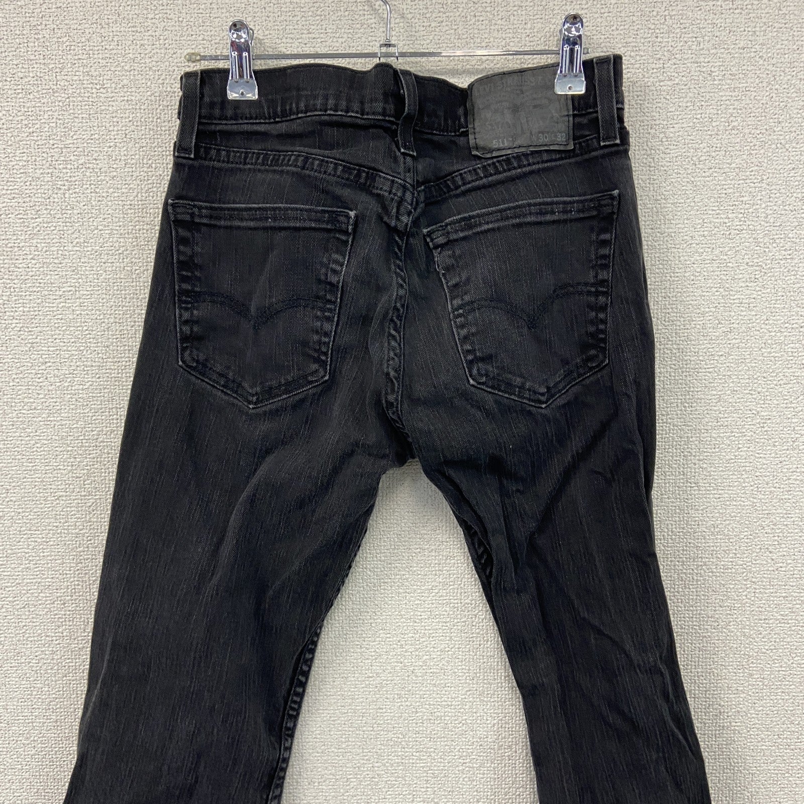 Levi’s　リーバイス　511　ブラックデニムパンツ/ジーンズ　ジップフライ　黒　ブラック　W30サイズ