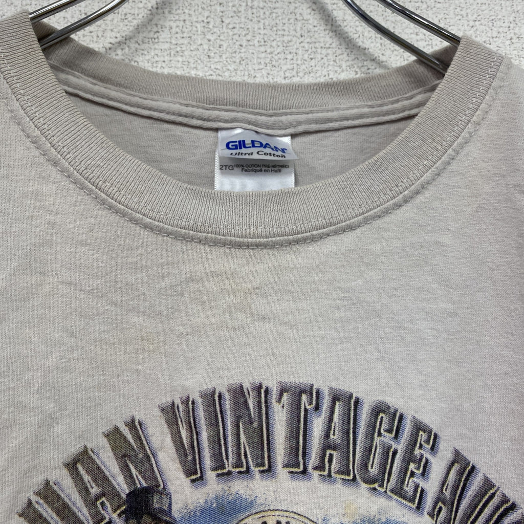 GILDAN　ギルダン　半袖プリントTシャツ　白　ホワイト　2XLサイズ