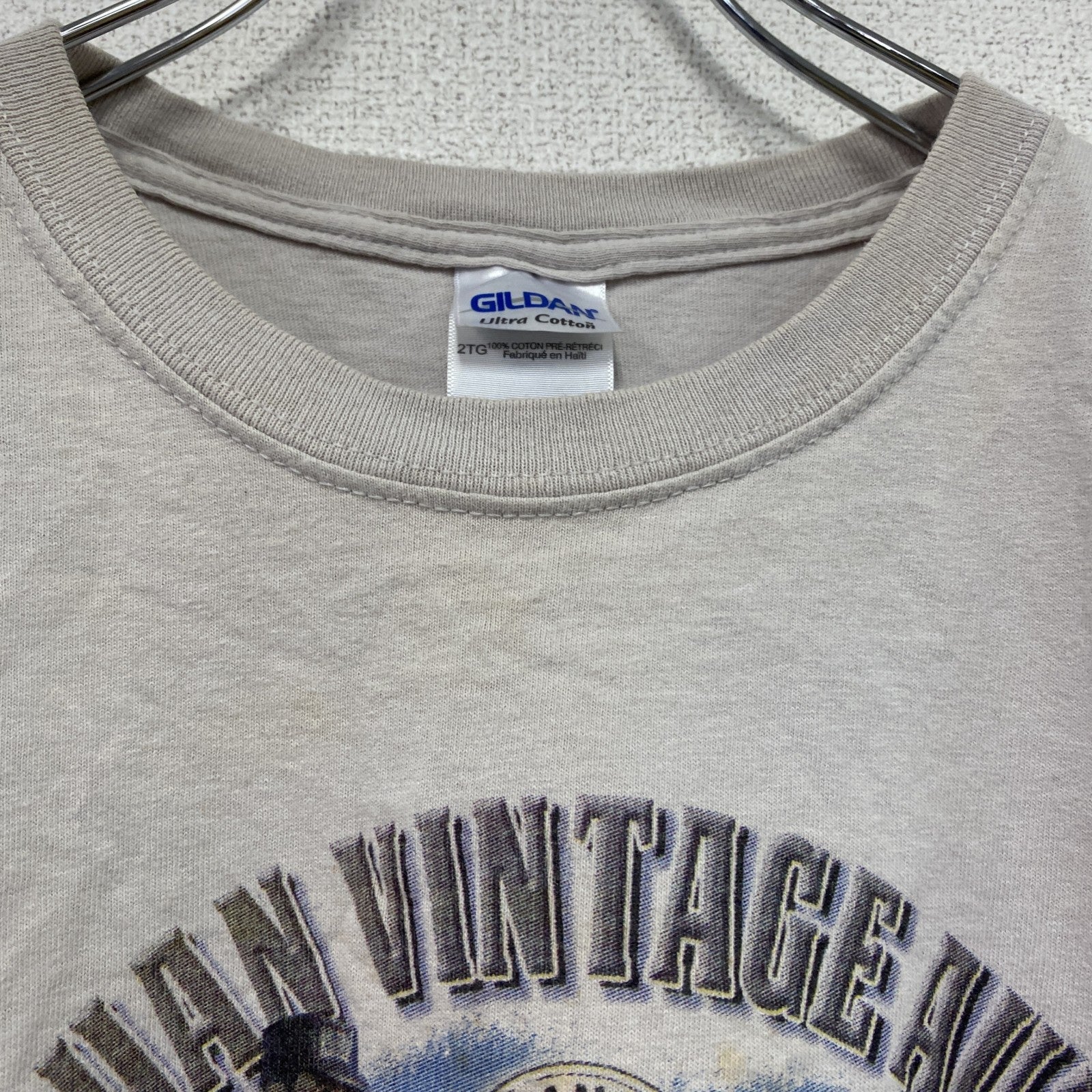 GILDAN　ギルダン　半袖プリントTシャツ　白　ホワイト　2XLサイズ