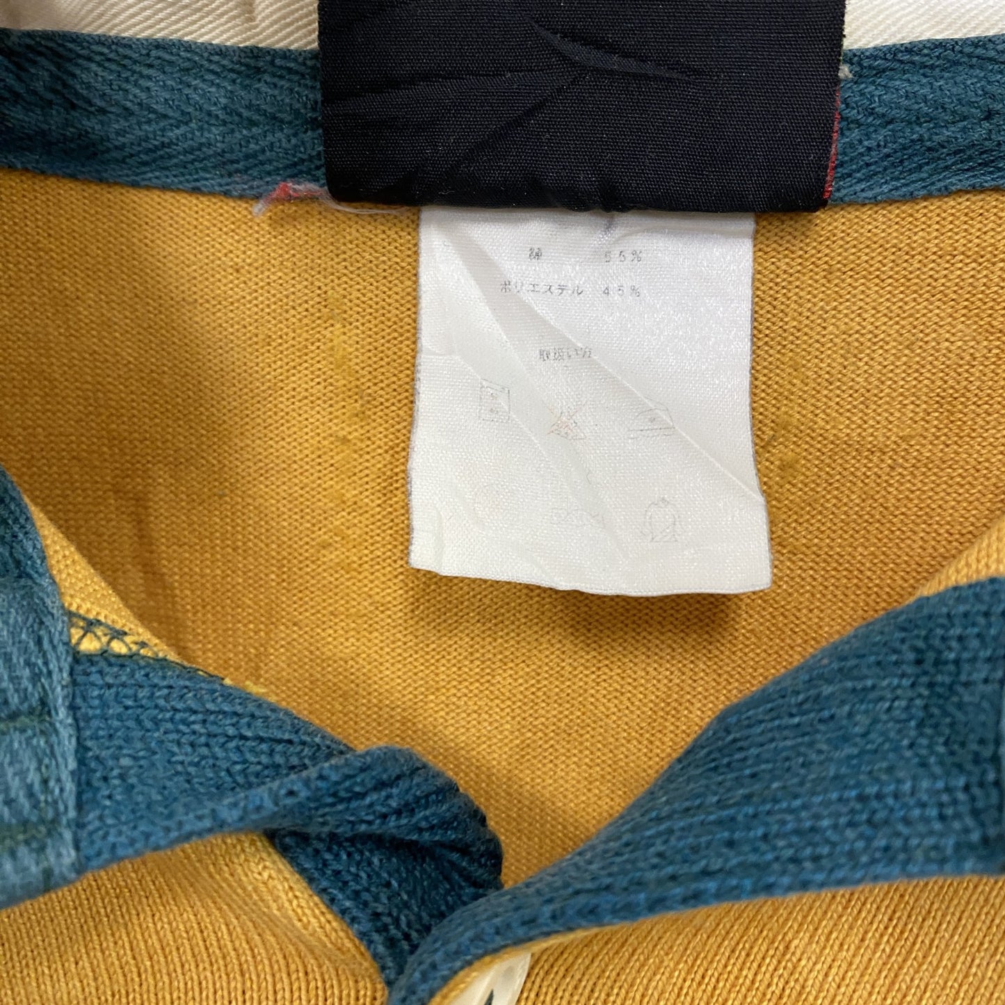 Canterbury　カンタベリー　Wallabies　ワラビーズ　長袖ポロシャツ/ラガーシャツ　黄色　イエロー　XLサイズ