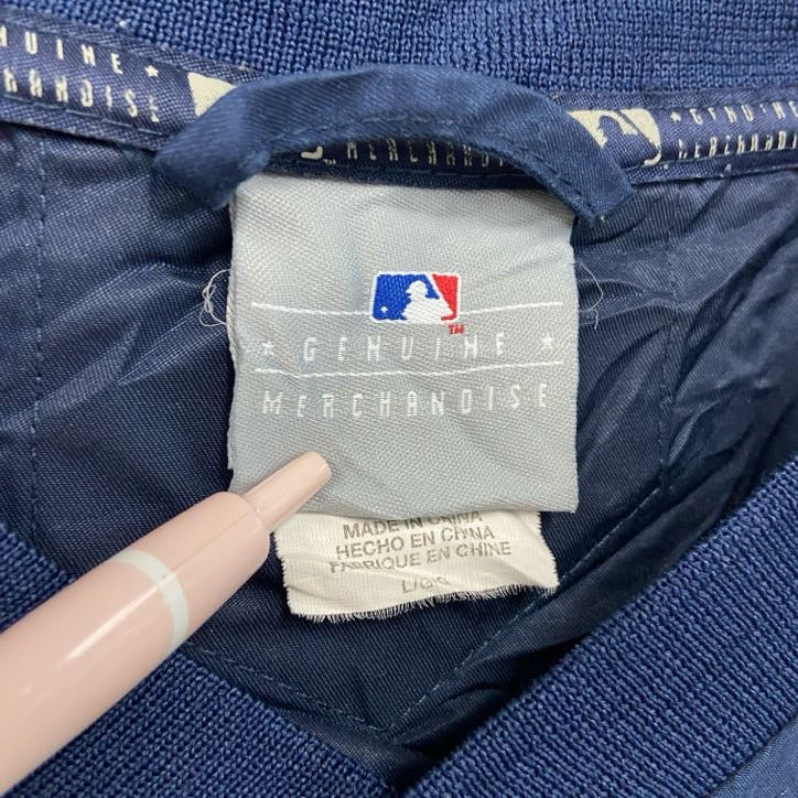 古着 used　GENUINE MERCHANDISE　ナイロンジャケットプルオーバー　紺　ネイビー　Lサイズ