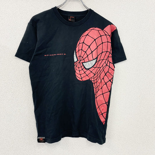 EDWIN　エドウィン　スパイダーマン　 MARVEL　半袖プリントムービーTシャツ　キャラクター　黒　ブラック　Mサイズ
