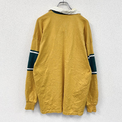 Canterbury　カンタベリー　Wallabies　ワラビーズ　長袖ポロシャツ/ラガーシャツ　黄色　イエロー　XLサイズ