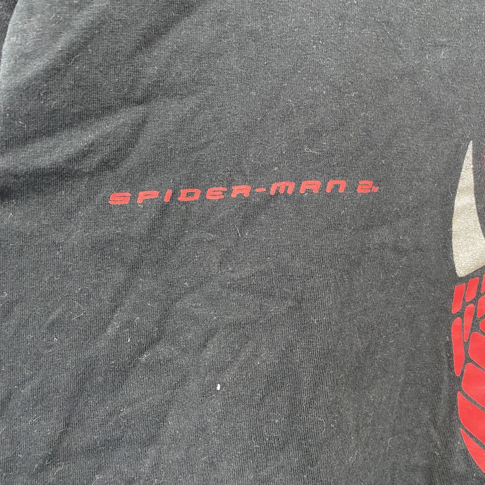 EDWIN　エドウィン　スパイダーマン　 MARVEL　半袖プリントムービーTシャツ　キャラクター　黒　ブラック　Mサイズ