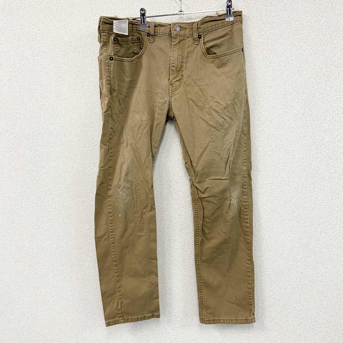 Levi’s　リーバイス　デニムパンツ/ジーンズ　ジップフライ　ベージュ　W34サイズ