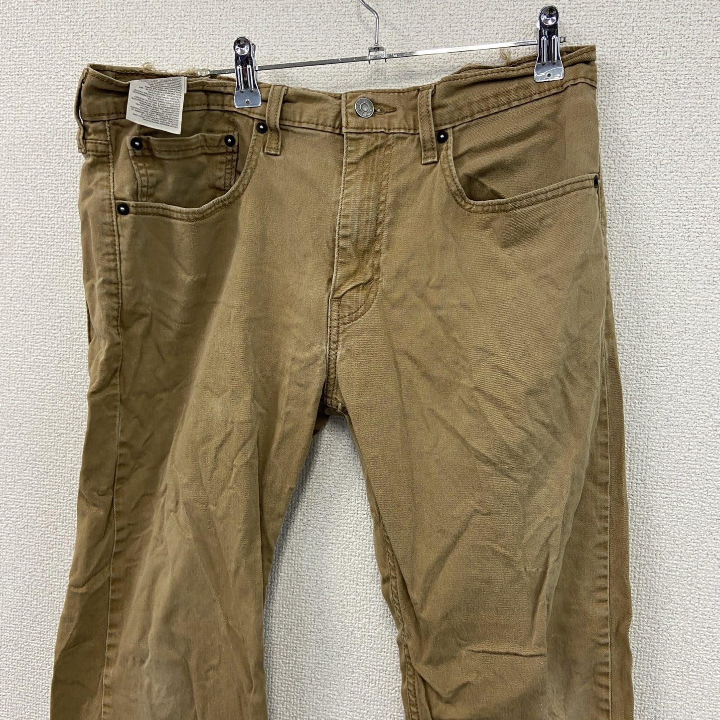 Levi’s　リーバイス　デニムパンツ/ジーンズ　ジップフライ　ベージュ　W34サイズ