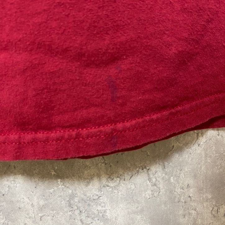 古着 used　GILDAN ギルダン　半袖プリントTシャツ　赤　レッド　レトロ　アメフト　フィエスタボウル　2011　XLサイズ