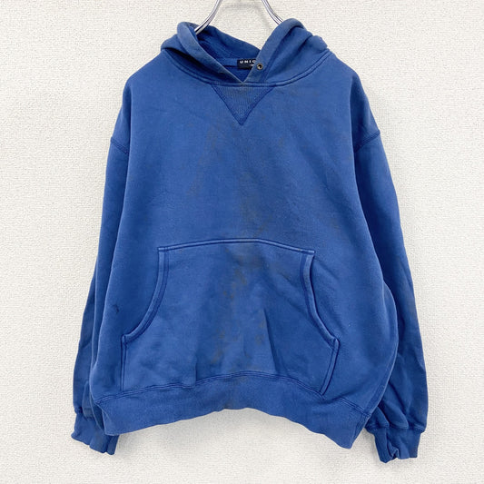 90s～　OLD UNIQLO　オールドユニクロ　スウェットパーカー/フーディー　ヴィンテージ　ブルー　Mサイズ