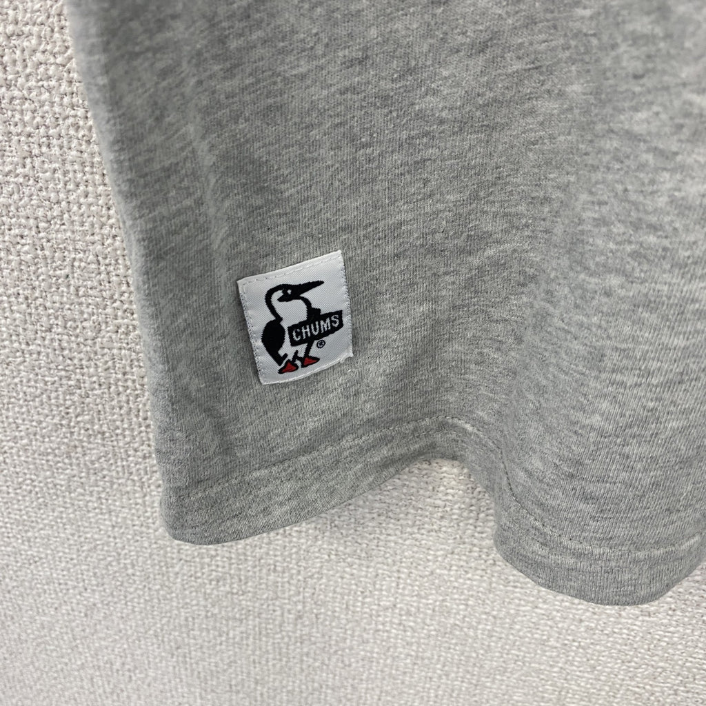 CHUMS　チャムス　半袖プリントアニマルTシャツ　バンダナ　灰色　グレー　XLサイズ