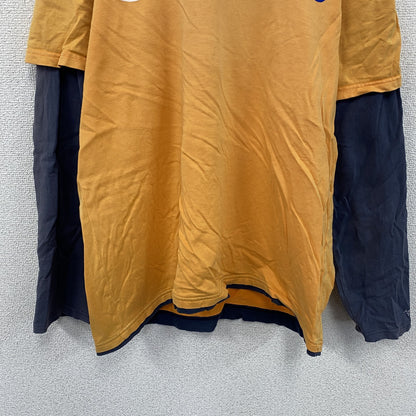 76 Lubricants　セブンティーシックスルブリカンツ　長袖Tシャツ/ロンT　企業T　オレンジ　Lサイズ
