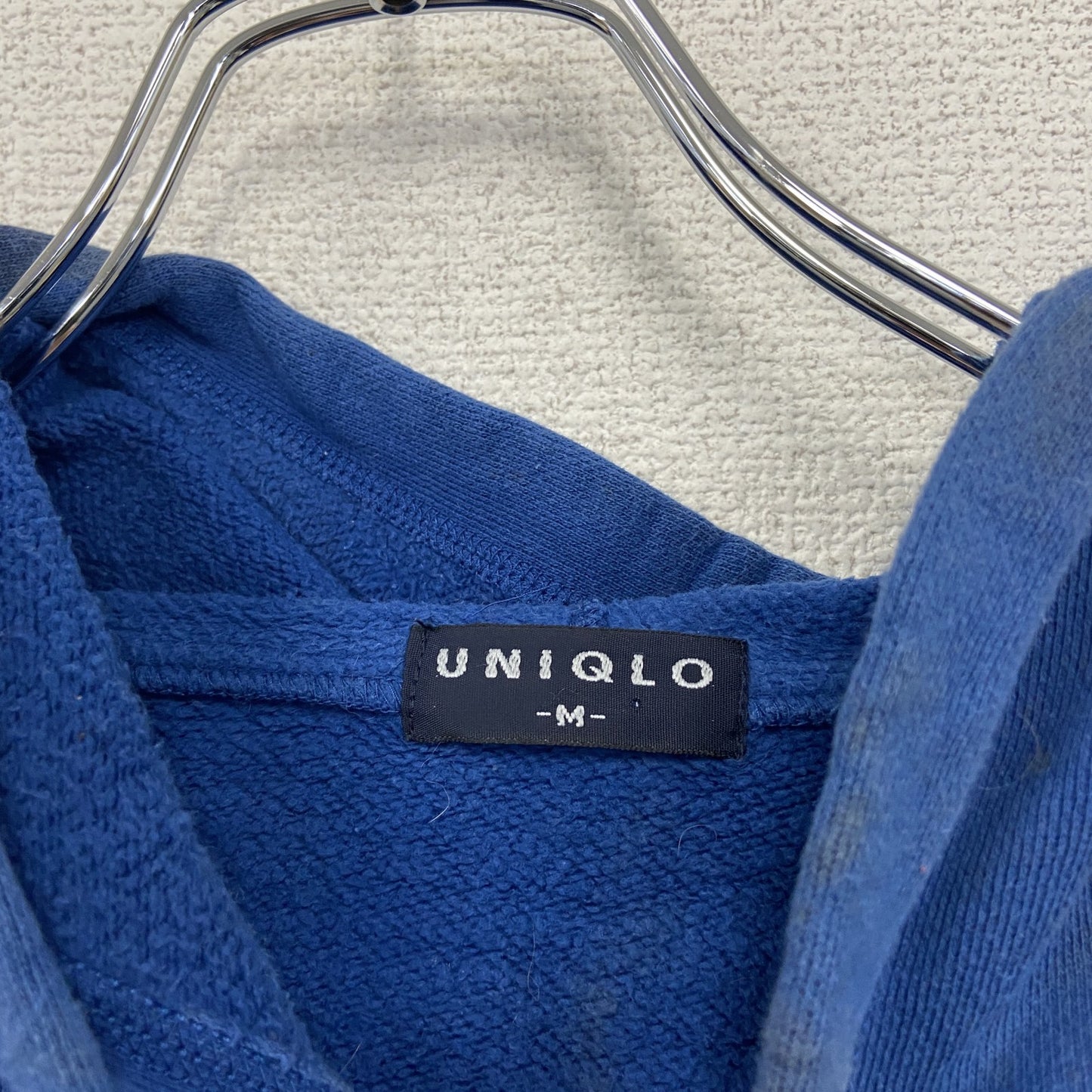 90s～　OLD UNIQLO　オールドユニクロ　スウェットパーカー/フーディー　ヴィンテージ　ブルー　Mサイズ