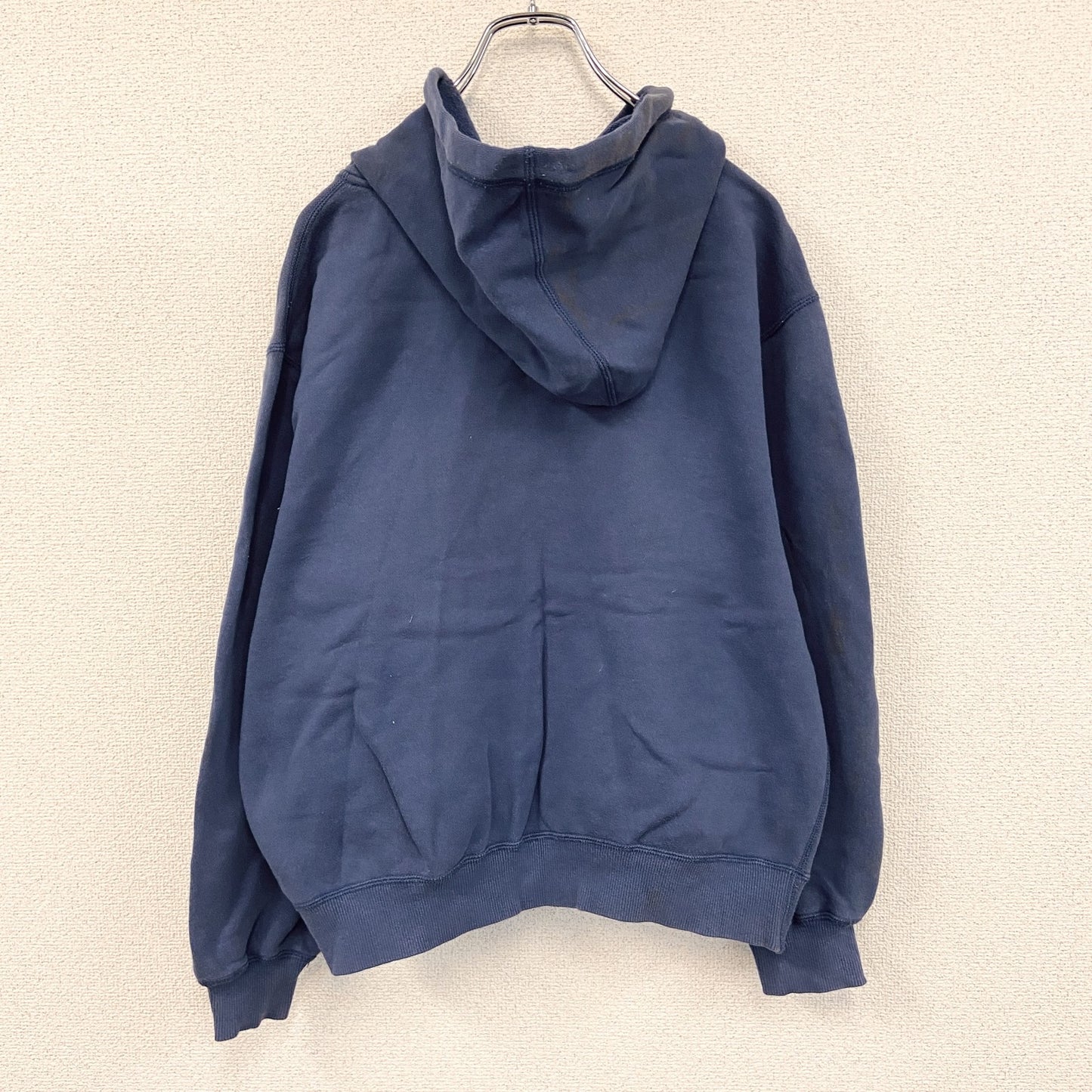 90s～　OLD UNIQLO　オールドユニクロ　スウェットパーカー/フーディー　ヴィンテージ　ブルー　Mサイズ