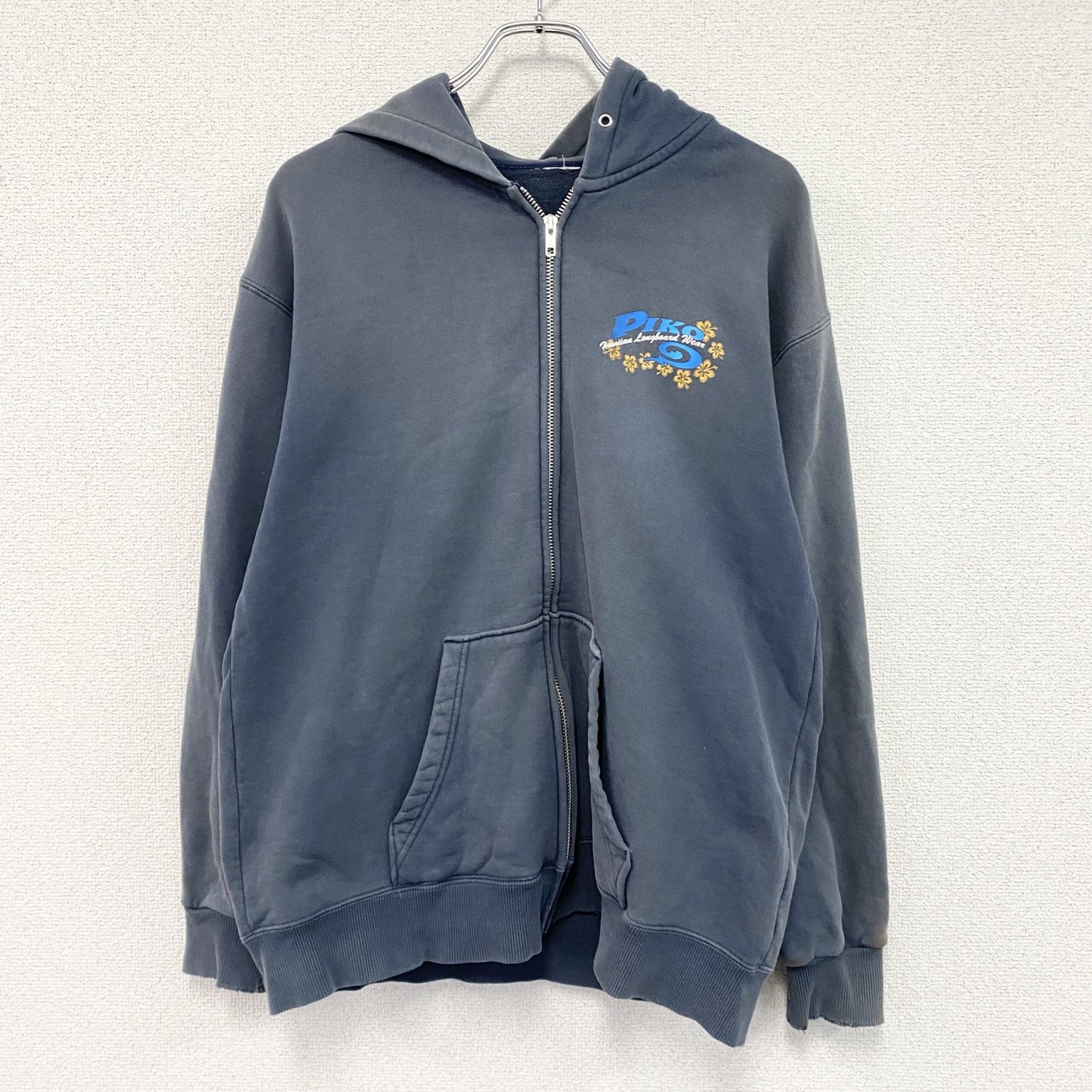 PIKO　ピコ　フルジップスウェットパーカー/フーディー　紺　ネイビー