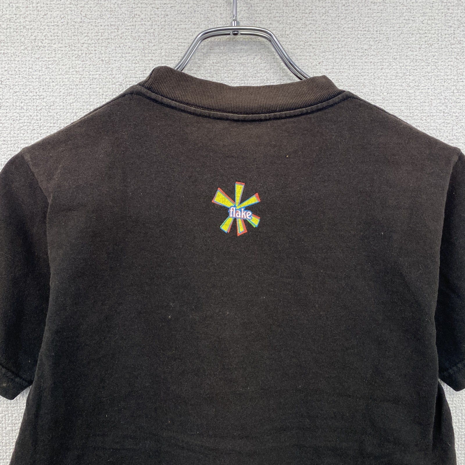 ～90s　OLD UNIQLO　オールドユニクロ　半袖Tシャツ　フェード　ヴィンテージ　黒　ブラック　Sサイズ