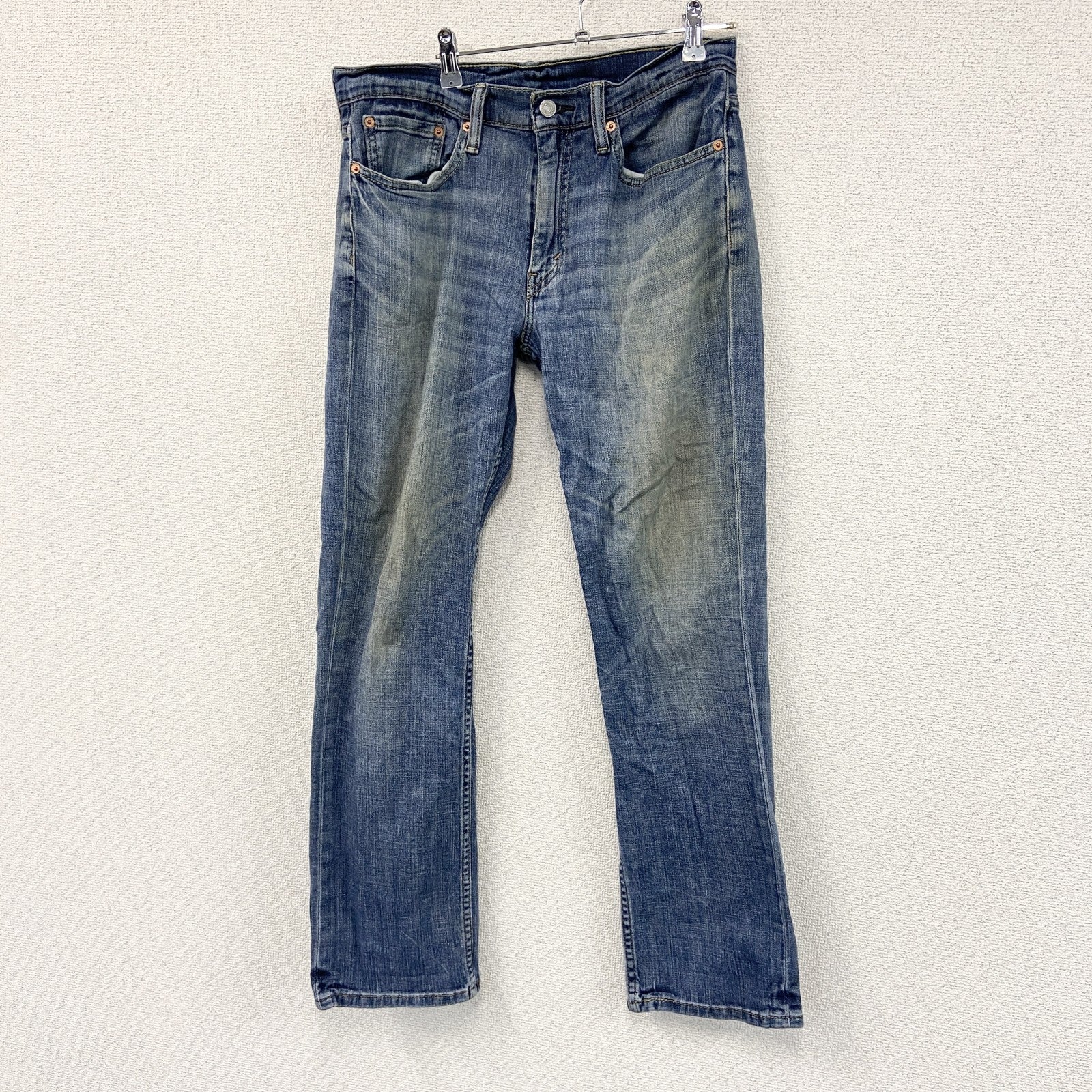 Levi’s　リーバイス　514　デニムパンツ/ジーンズ　ジップフライ　縦落ち　インディゴ　W32サイズ
