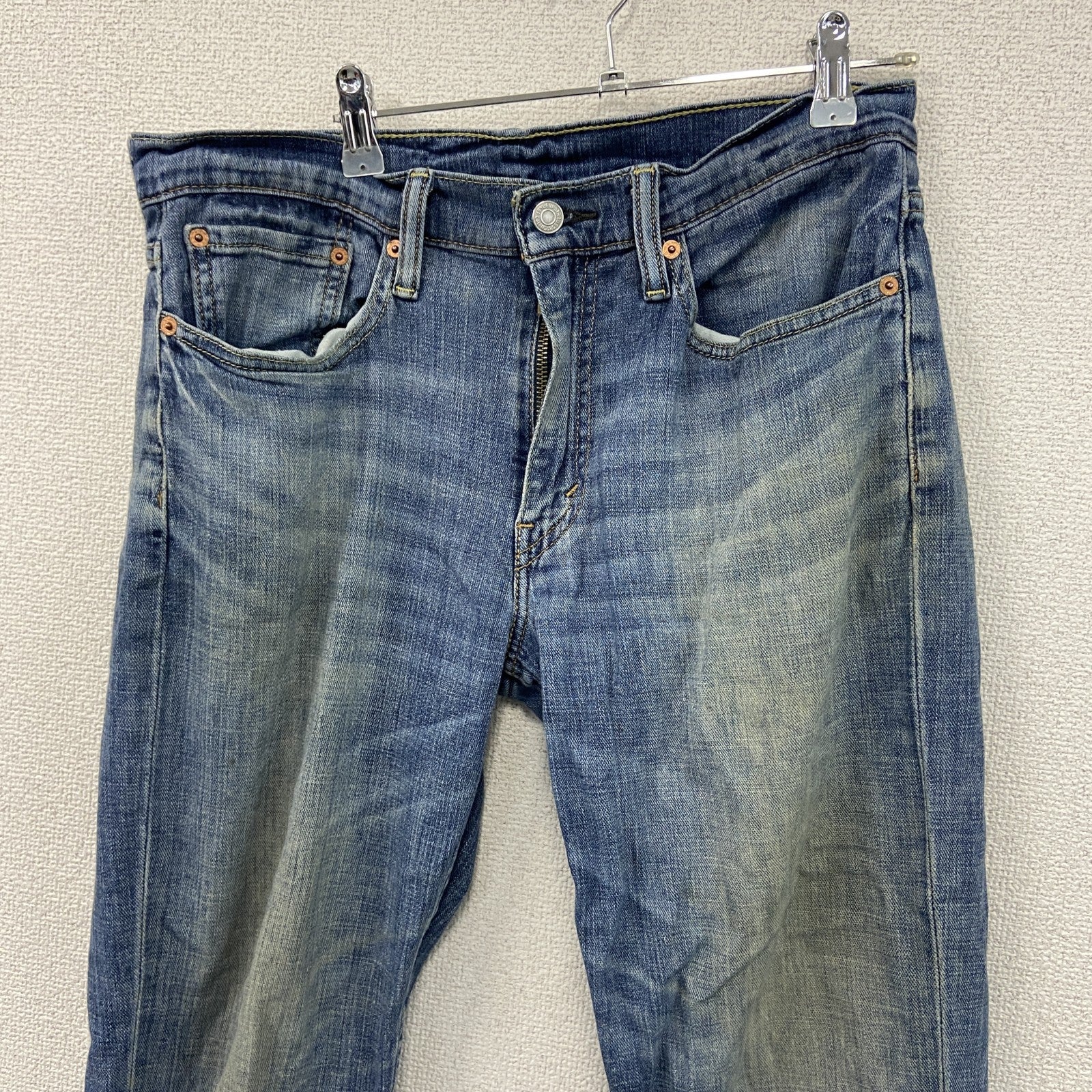Levi’s　リーバイス　514　デニムパンツ/ジーンズ　ジップフライ　縦落ち　インディゴ　W32サイズ