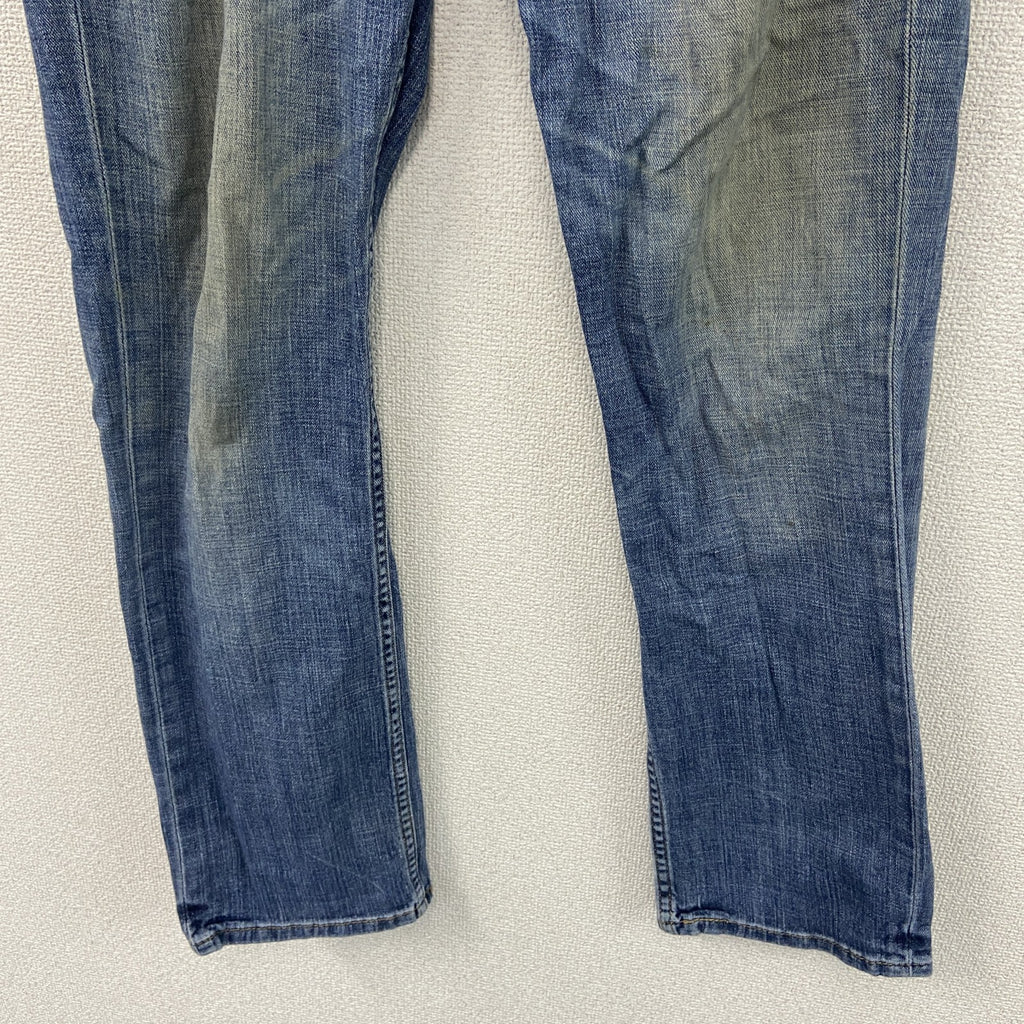 Levi’s　リーバイス　514　デニムパンツ/ジーンズ　ジップフライ　縦落ち　インディゴ　W32サイズ