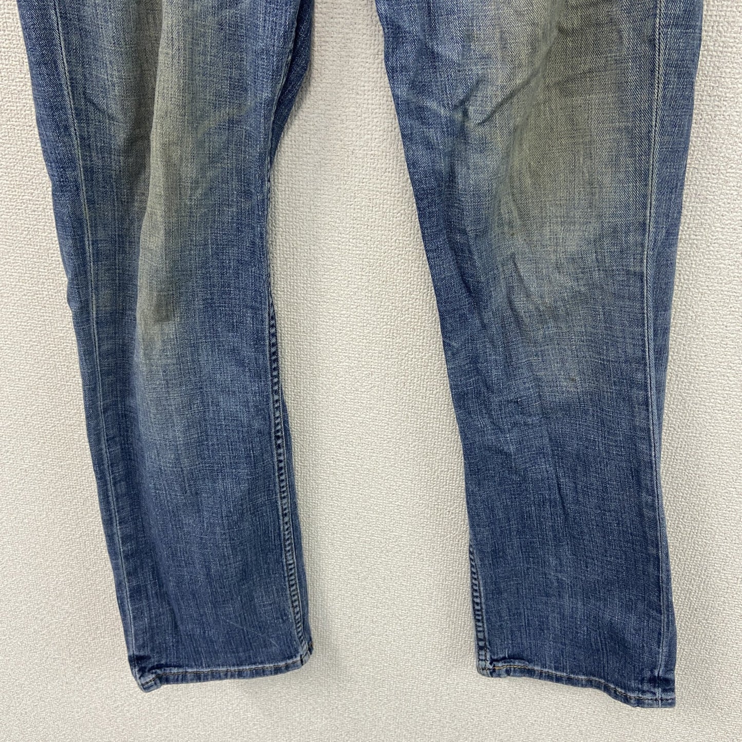 Levi’s　リーバイス　514　デニムパンツ/ジーンズ　ジップフライ　縦落ち　インディゴ　W32サイズ