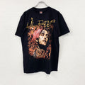 ROCK Yeah　Lil Peep　リル・ピープ　半袖プリントラッパーTシャツ　両面プリント　黒　ブラック　Lサイズ