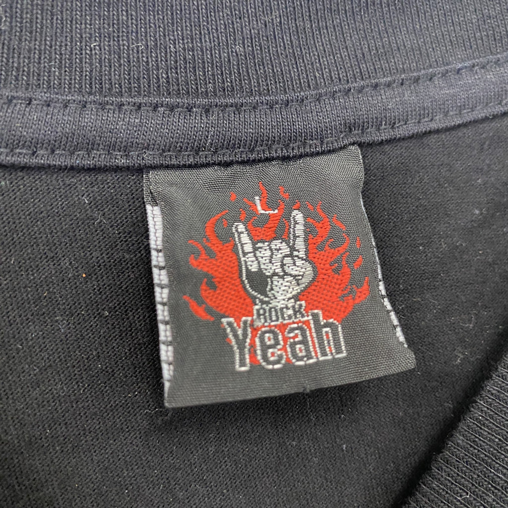 ROCK Yeah　Lil Peep　リル・ピープ　半袖プリントラッパーTシャツ　両面プリント　黒　ブラック　Lサイズ