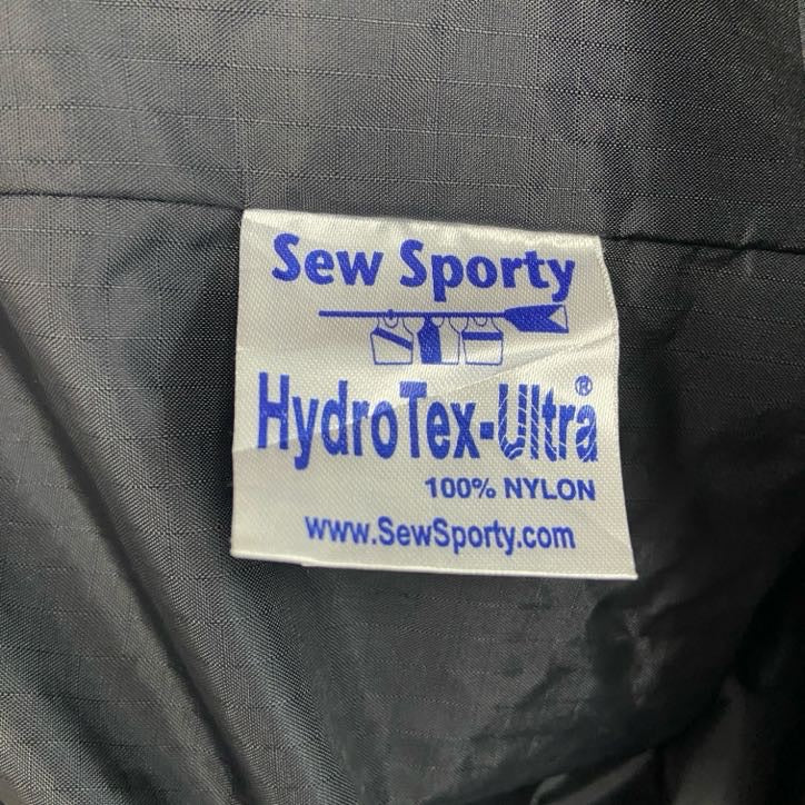Sew Sporty　ハーフジップナイロンジャケット　アノラック　黒　ブラック