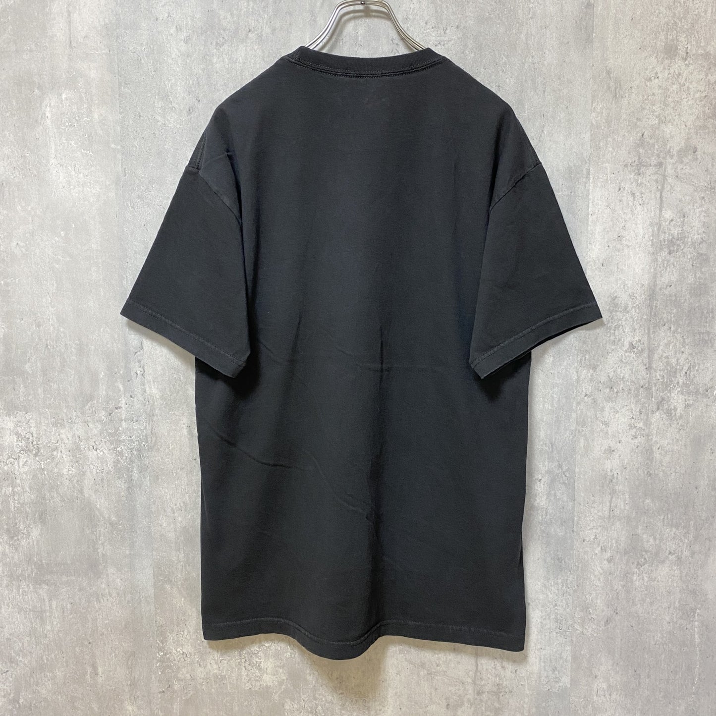 古着 used　Majestic　MLB　2010　GIANTS ジャイアンツ　半袖プリントTシャツ　黒　ブラック　野球　L　
