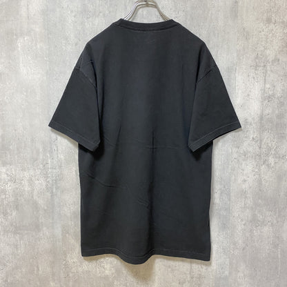 古着 used　Majestic　MLB　2010　GIANTS ジャイアンツ　半袖プリントTシャツ　黒　ブラック　野球　L　
