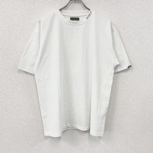 AVIREX　アヴィレックス　半袖プリントTシャツ　白　ホワイト　1サイズ