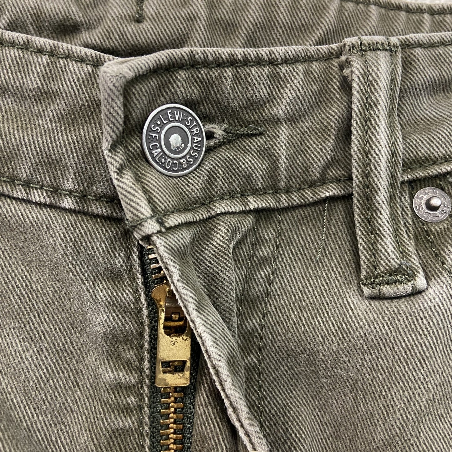 Levi’s　リーバイス　デニムパンツ/ジーンズ　ジップフライ　茶色　ブラウン