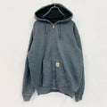 Carhartt　カーハート　フルジップスウェットパーカー/フーディー　灰色　グレー