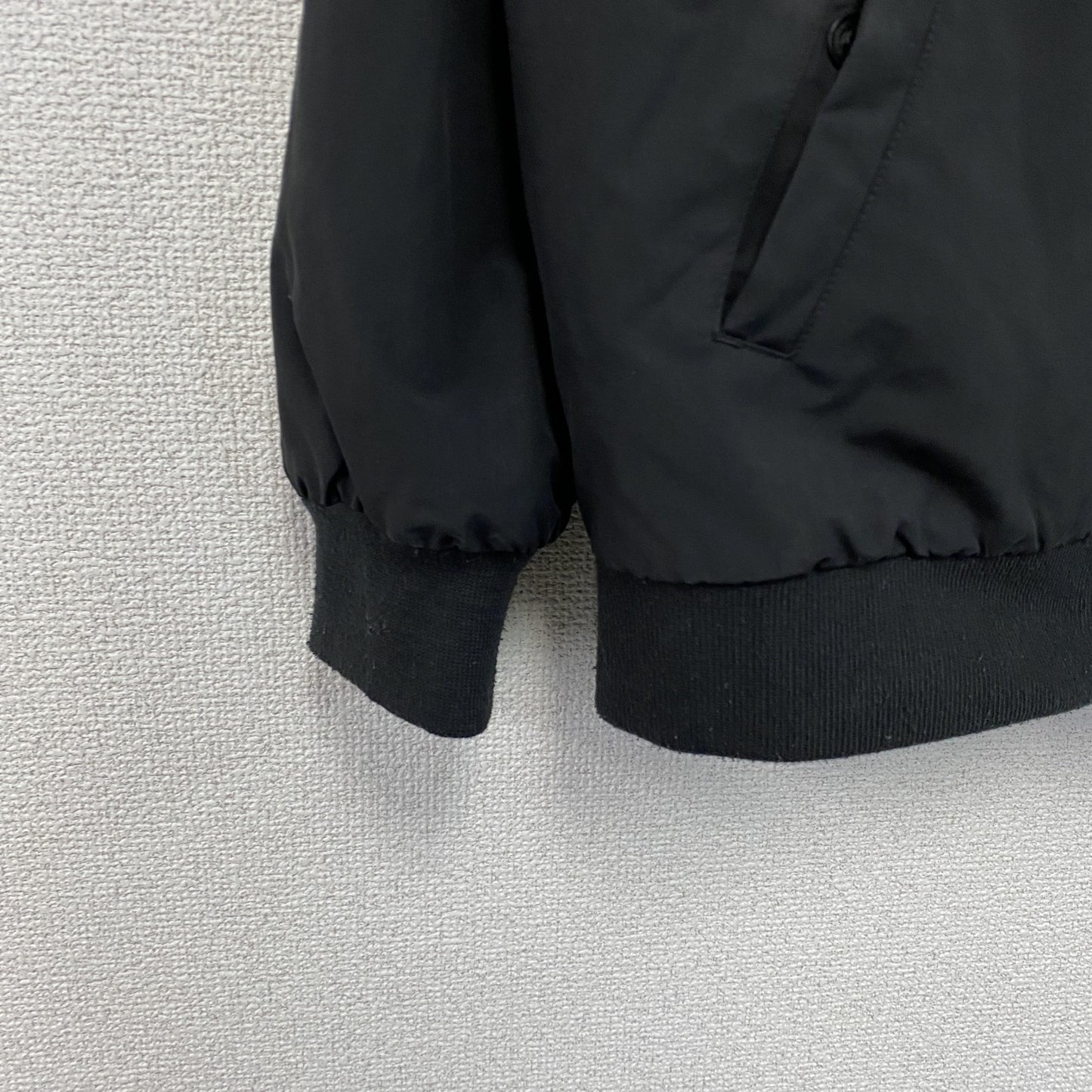 THE NORTH FACE　ザ・ノースフェイス　K’S PLAYER VARSITY JACKET　ボンバージャケット　黒　ブラック　160サイズ